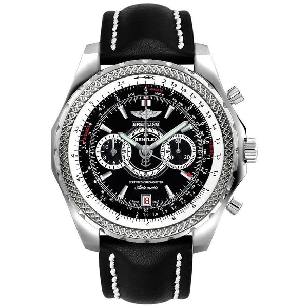 Breitling Men's A26364A6-BB64-441X Bentley Supersports Chronograph Black Leather Watch