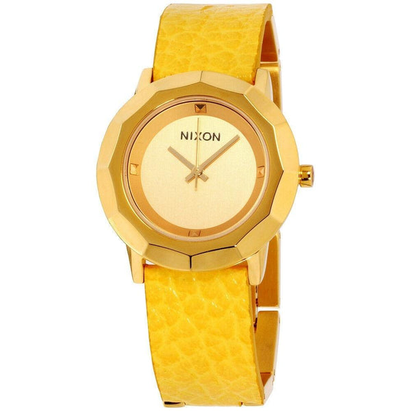 Nixon Women's A341-501 Bobbi Yellow Leather Watch