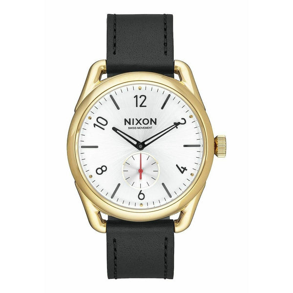 Nixon Men's A459-2226 C39 Leather Black Leather Watch