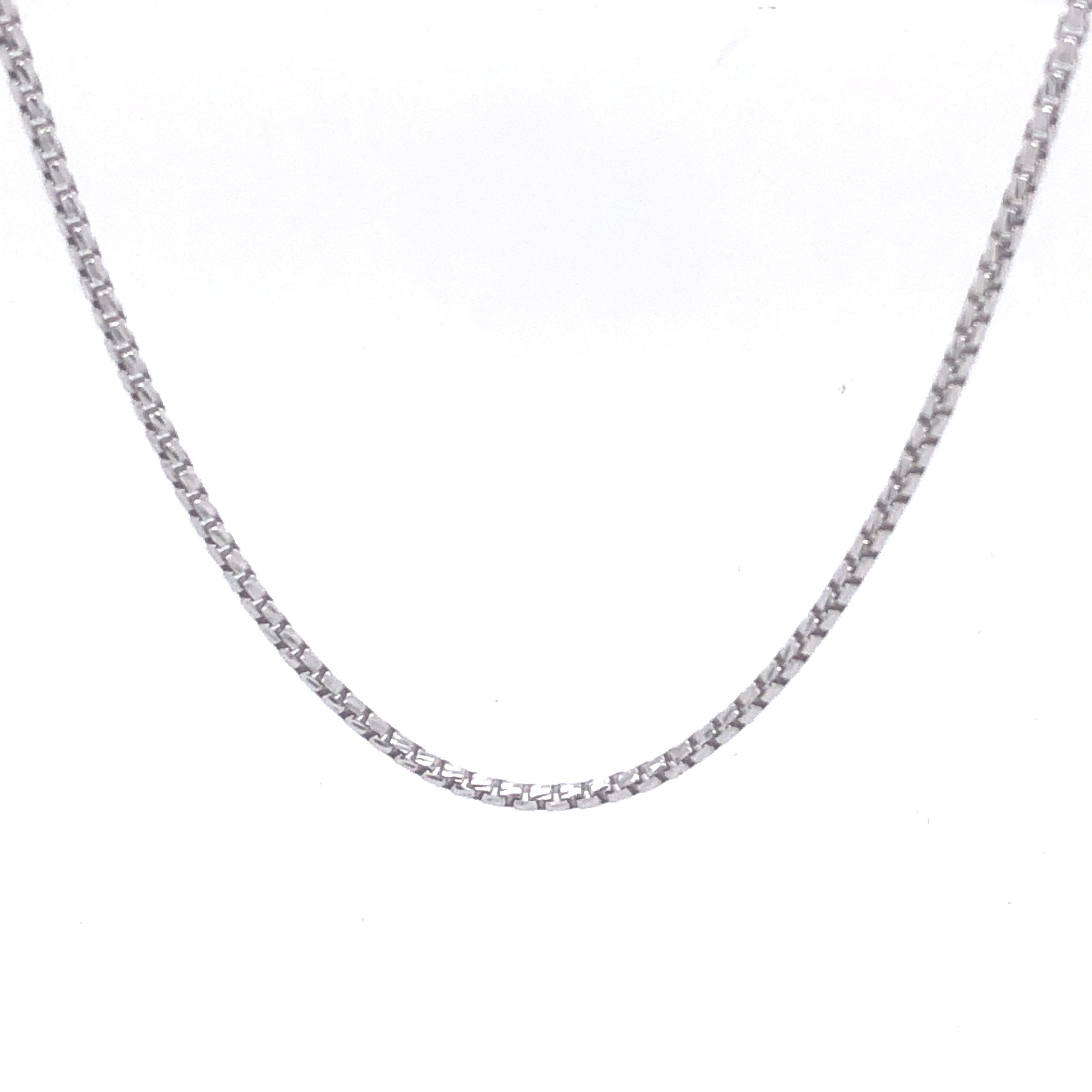 Sterling Silver Box Chain (22")