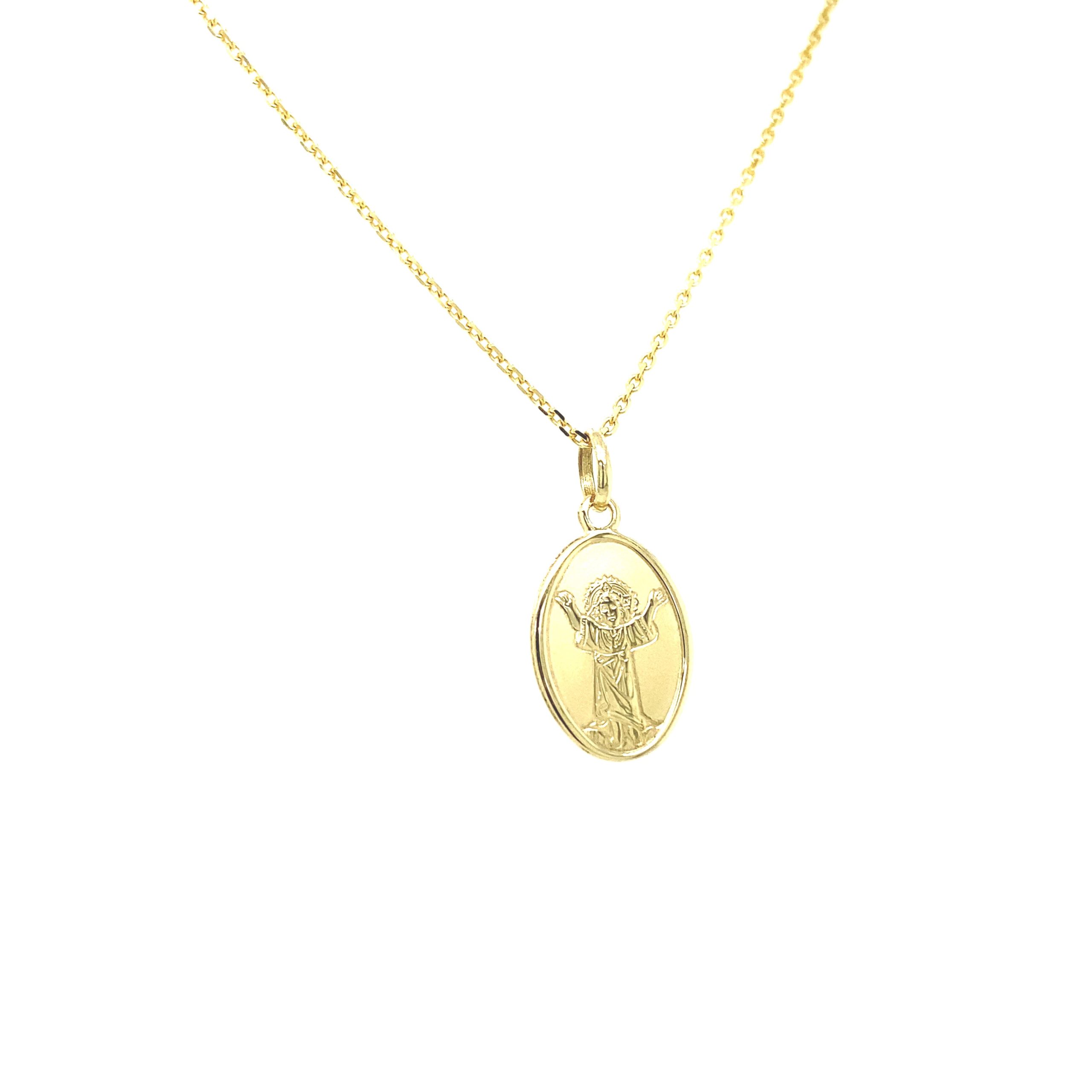 14K DIVINE CHILD PENDANT