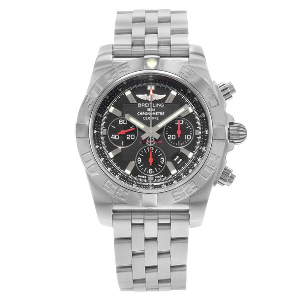 Breitling Men's AB011110-BA50-377A Chronomat 44 Chronograph Stainless Steel Watch