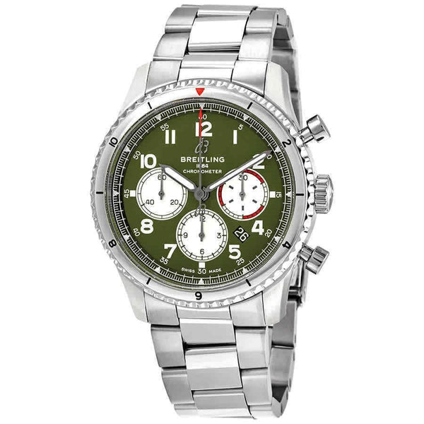 Breitling Men's AB01192A1L1A1 Aviator 8 Curtiss Warhawk Chronograph Stainless Steel Watch