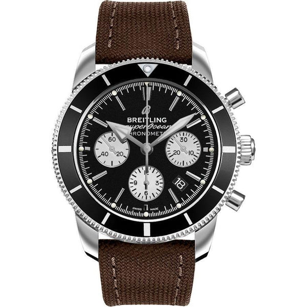 Breitling Men's AB016212-BG82-108W Superocean Heritage II Chronograph Brown Canvas Watch
