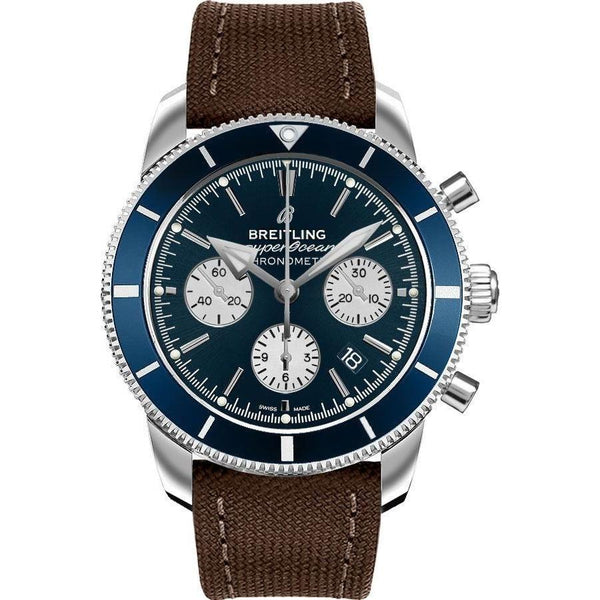 Breitling Men's AB016216-CA07-108W Superocean Heritage II Chronograph Brown Canvas Watch