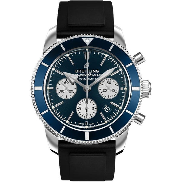 Breitling Men's AB016216-CA07-134S Superocean Heritage II Chronograph Black Rubber Watch