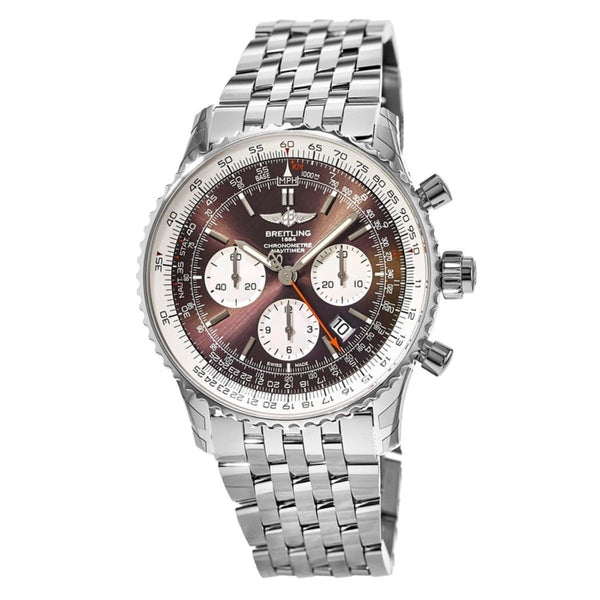 Breitling Men's AB0310211Q1A1 Navitimer 01 B03 Chronograph Stainless Steel Watch