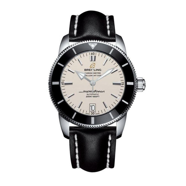 Breitling Men's AB201012-G827-436X Superocean Heritage II Automatic Black Leather Watch