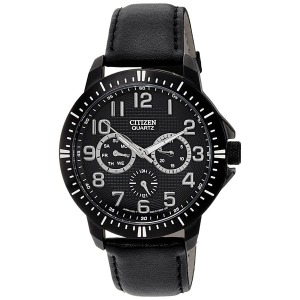 Citizen Men's AG8315-04E Citizen Black Leather Watch