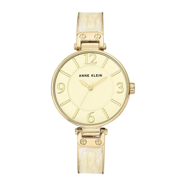 Anne Klein Women's AK-2690IVGB Classic Two-Tone Stainless Steel Watch