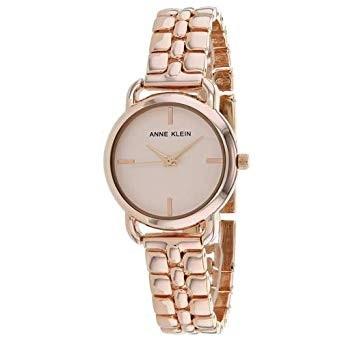 Anne Klein Women's AK-2730RGRG Classic Rose-Tone Stainless Steel Watch