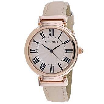 Anne Klein Women's AK-2764RGLP Classic Pink Leather Watch