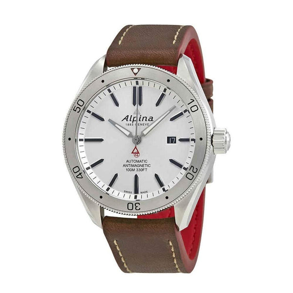 Alpina Men's AL-525SS5AQ6 Alpiner 4 Brown Leather Watch