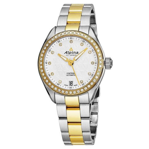 Alpina Women's AL-525STD2CD3B Comtesse Two-Tone Stainless Steel Watch