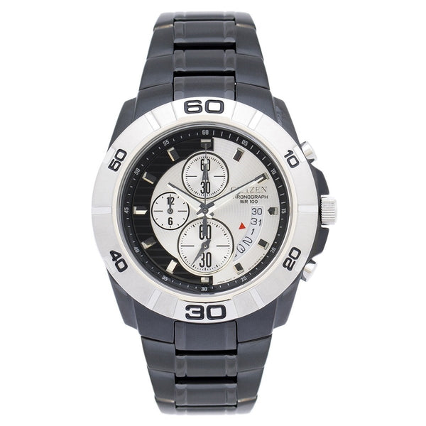 Citizen Men's AN3417-55B Classic Chronograph Black Stainless Steel Watch
