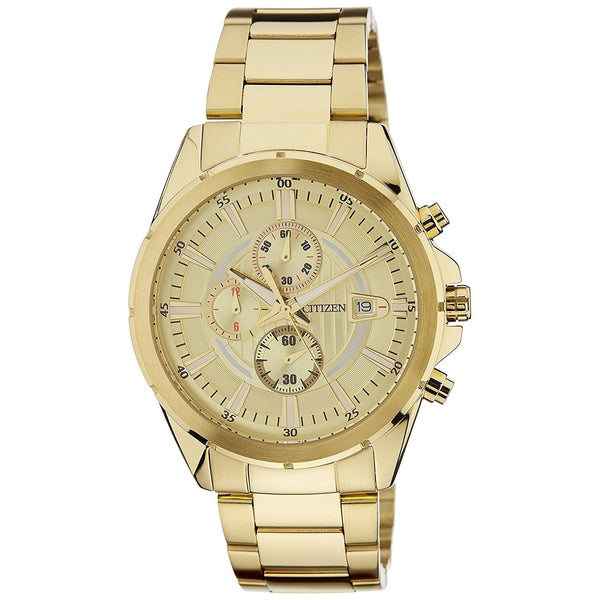 Citizen Men's AN3562-56P Classic Chronograph Gold-Tone Stainless Steel Watch