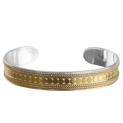 Classic Circle Cuff Bracelet (Gold)