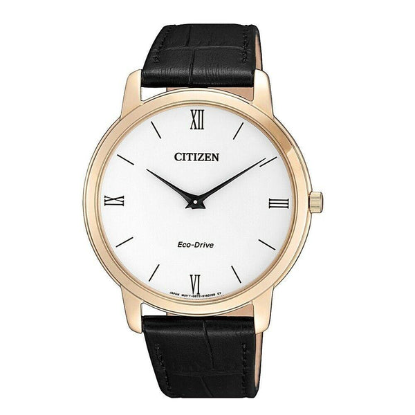 Citizen Men's AR1133-23A Stiletto Black Leather Watch