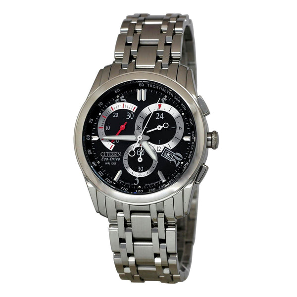 Citizen Men's AT1000-50E Eco-Drive Chronograph Stainless Steel Watch