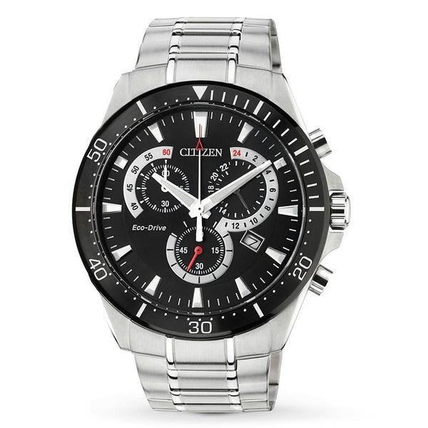 Citizen Men's AT2358-51E Eco-Drive Chronograph Stainless Steel Watch