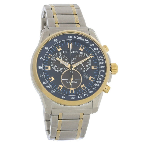 Citizen Men's AT2374-54L Eco-Drive Chronograph Two-Tone Stainless Steel Watch
