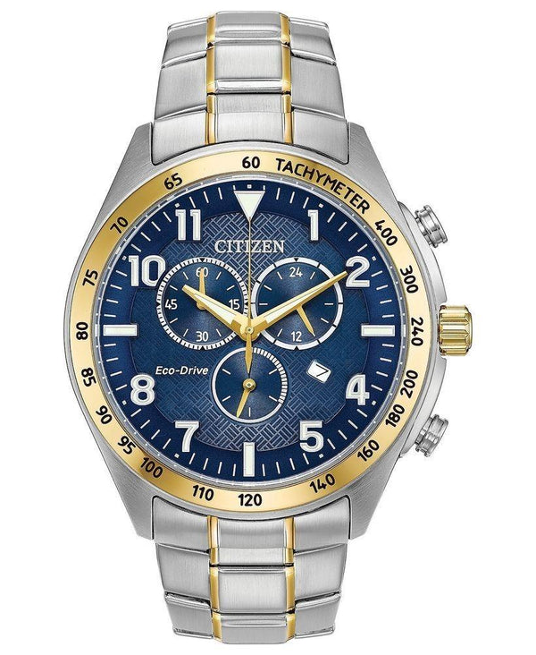 Citizen Men's AT2414-51L Eco-Drive Chronograph Two-Tone Stainless Steel Watch
