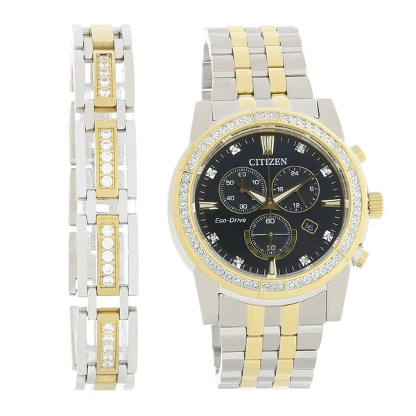 Citizen Men's AT2454-65E Eco-Drive Chronograph Two-Tone Stainless Steel Watch