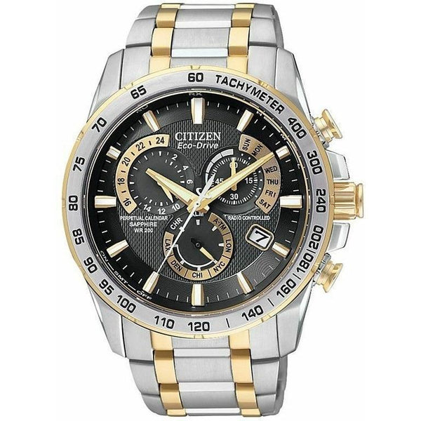 Citizen Men's AT4004-52E PCAT Chronograph Two-Tone Stainless Steel Watch
