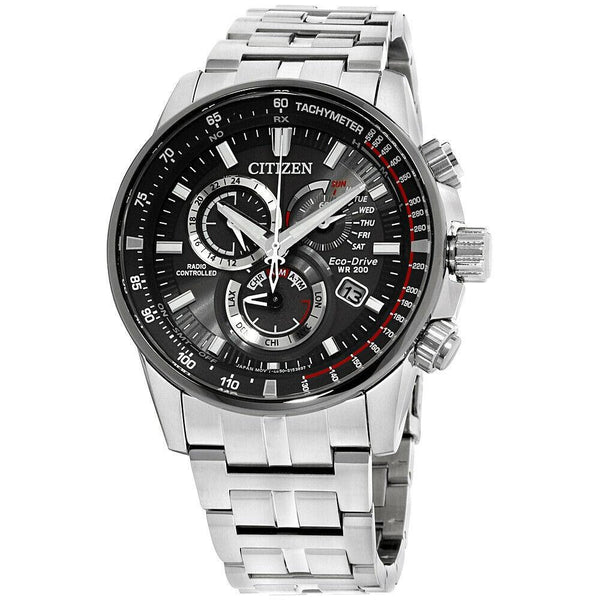 Citizen Men's AT4129-57H PCAT Chronograph Stainless Steel Watch