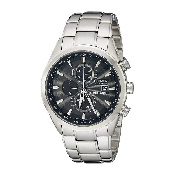 Citizen Men's AT8010-58E World Time A-T Chronograph Stainless Steel Watch