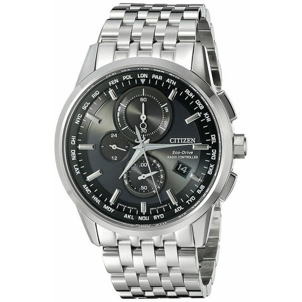 Citizen Men's AT8110-53E World Chronograph A-T Chronograph Stainless Steel Watch