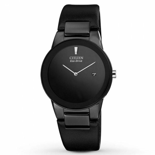 Citizen Men's AU1065-07E Axiom Black Leather Watch