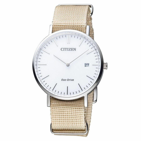 Citizen Men's AU1080-20A Eco-Drive Beige Plastic Watch
