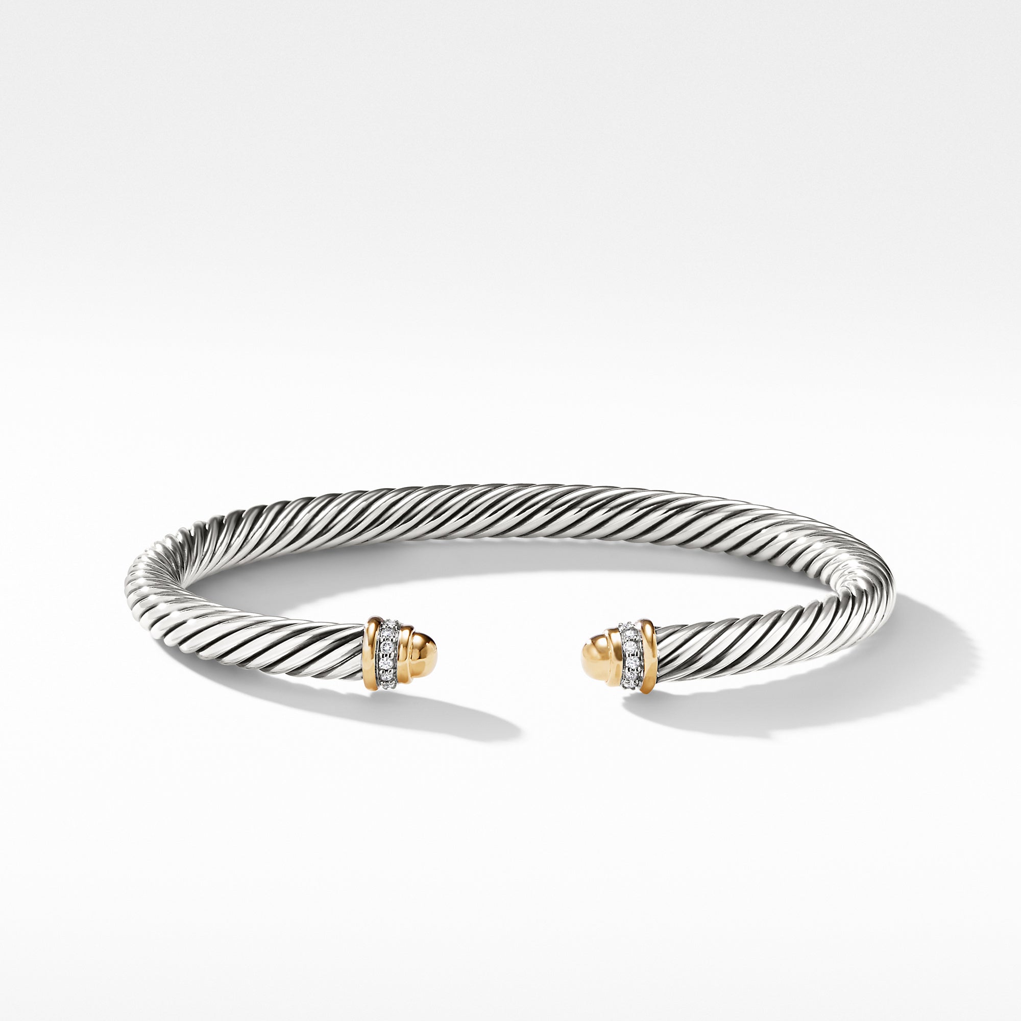 David Yurman Cable Classics Collection® Bracelet with Diamonds and 18K Gold- B03950 S8AGGDIM