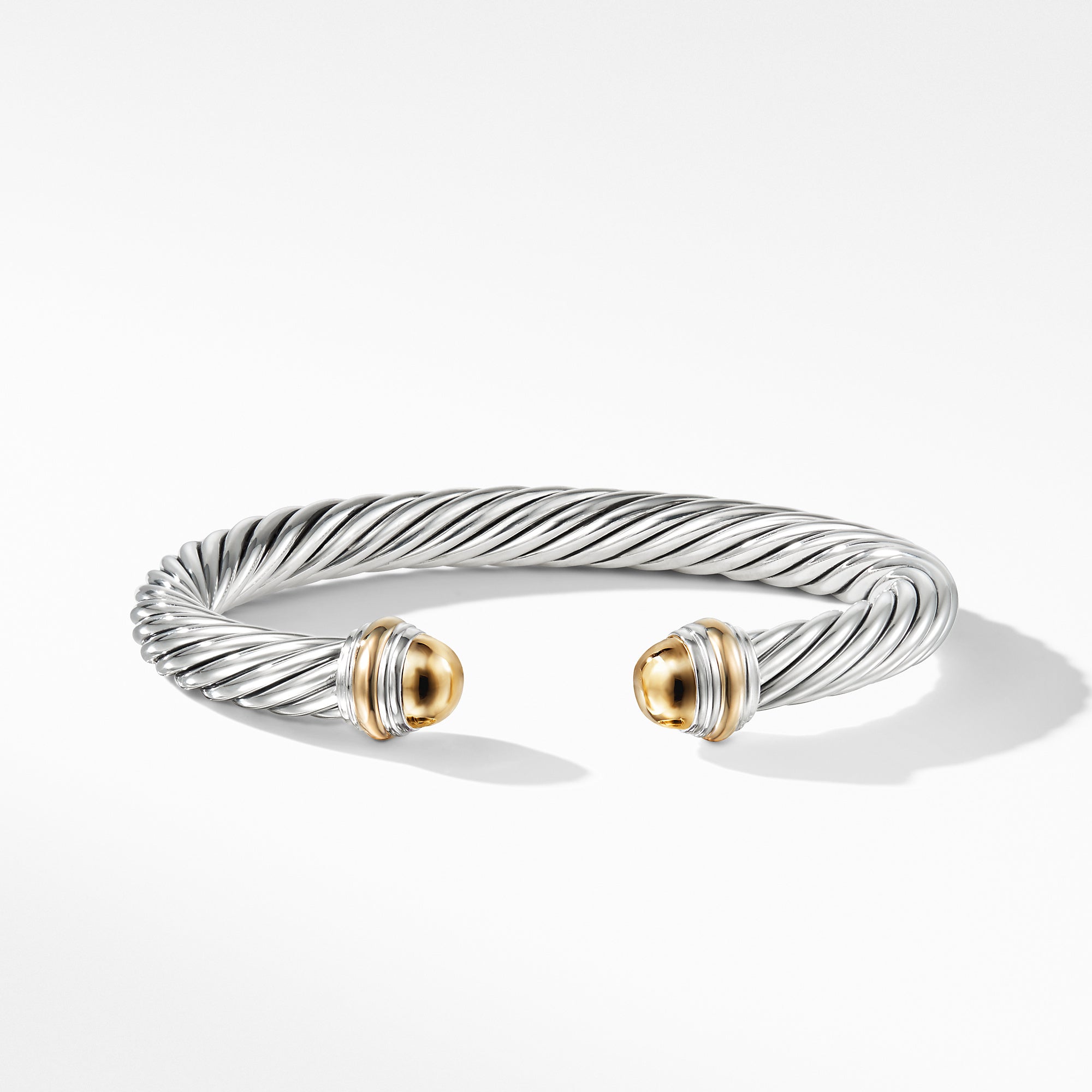 David Yurman Cable Classic Bracelet with 14K Gold- B04425 S4GGM