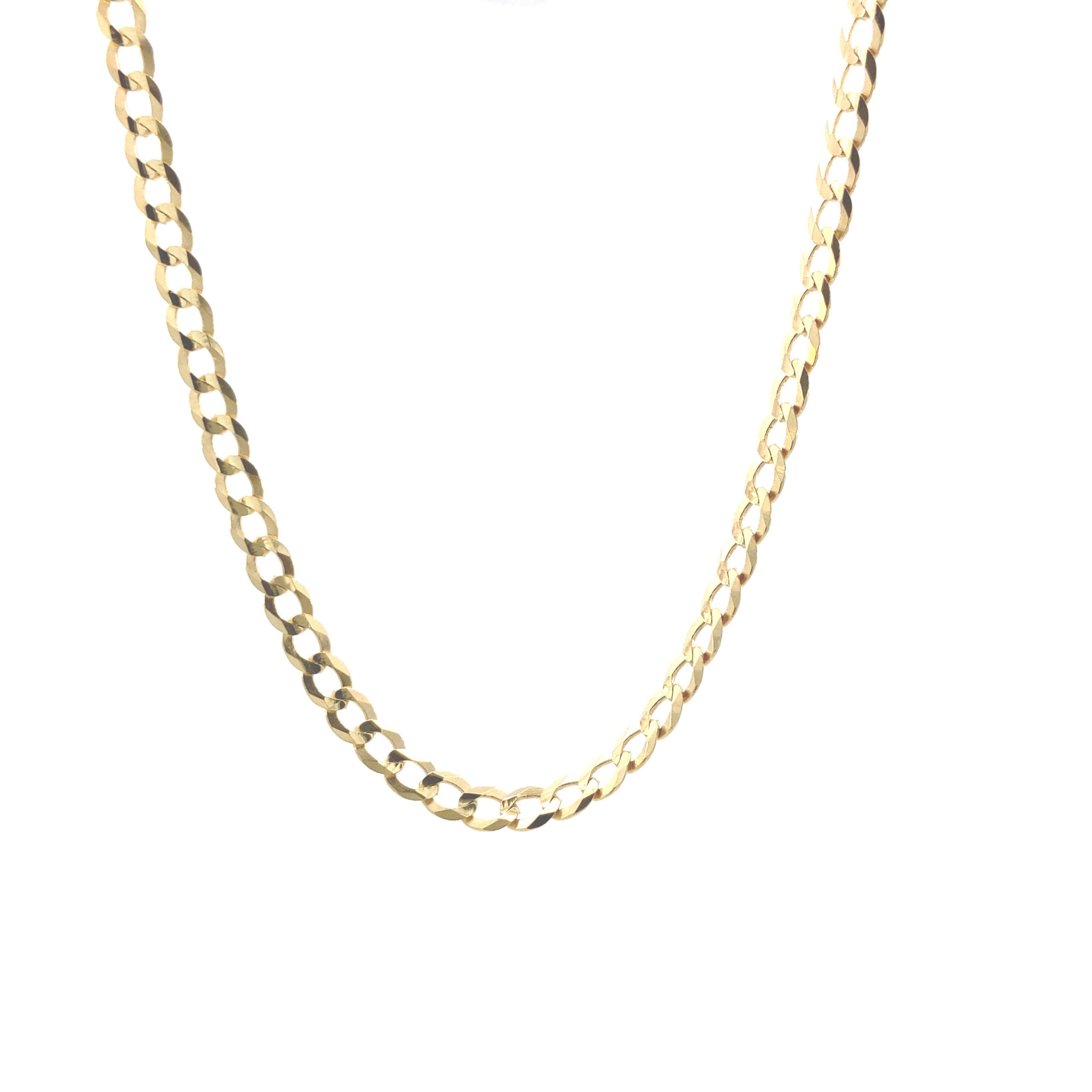 14K Gold Cuban Curb Chain