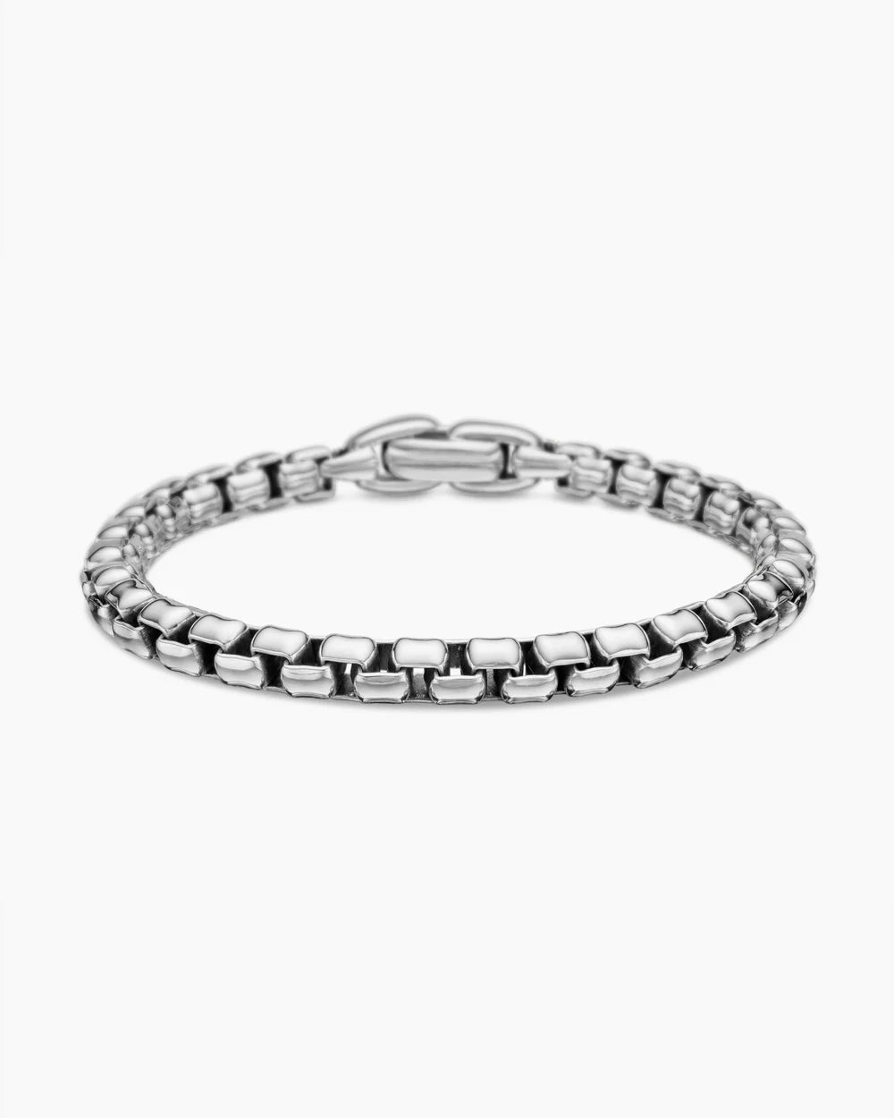 BOX CHAIN BRACELET Sterling Silver, 5mm