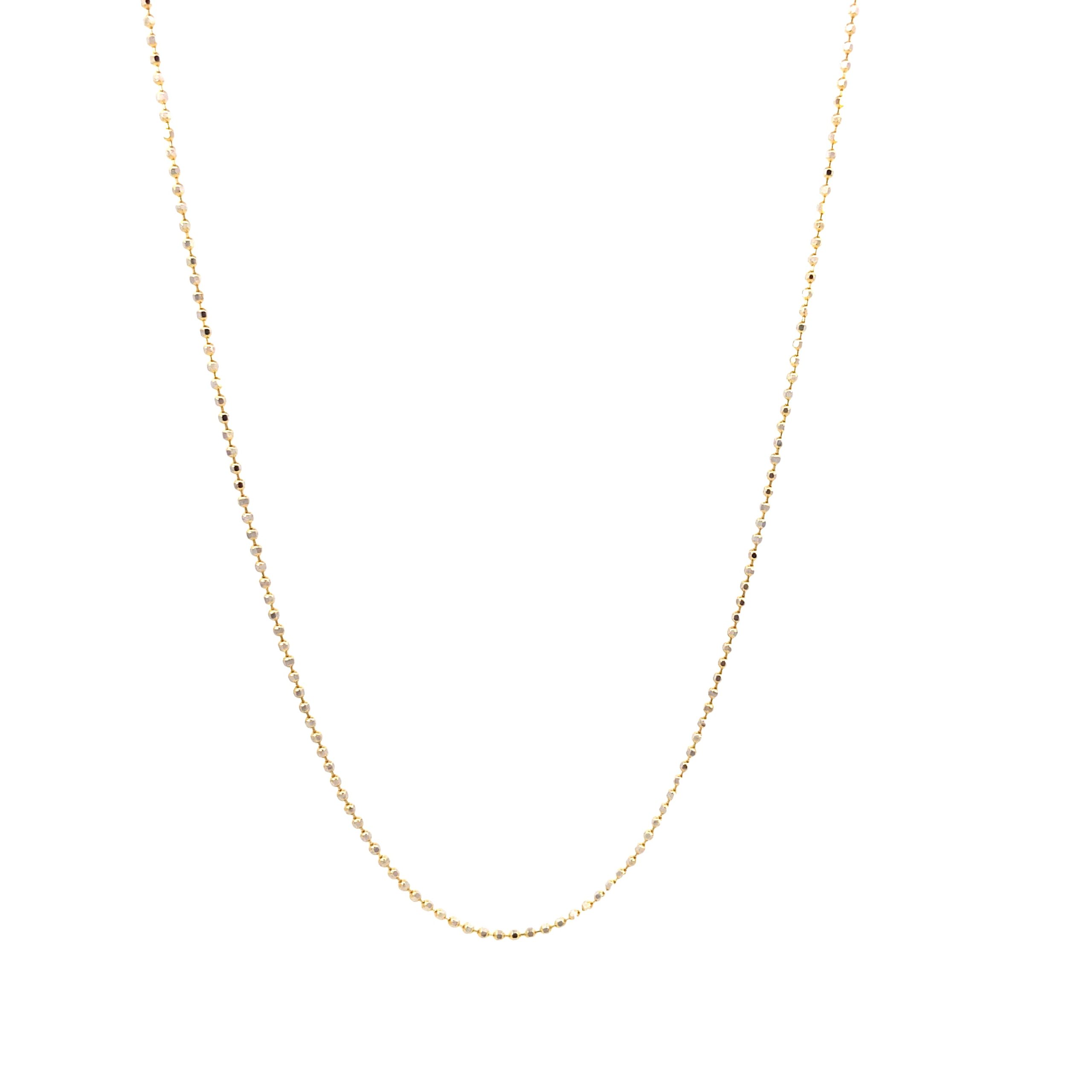 14k Gold Mini Dots Necklace