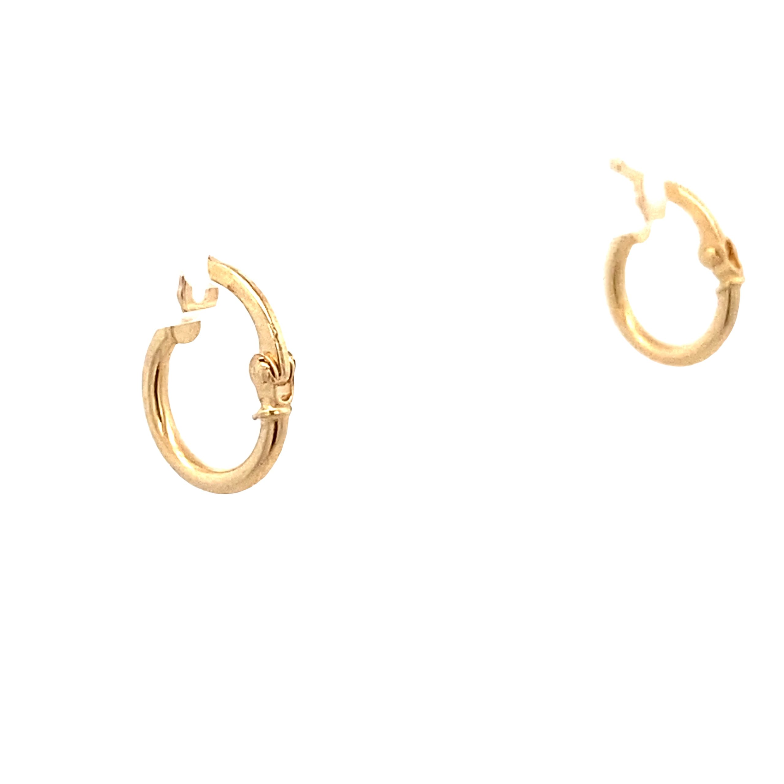 14K Gold Mini Hoops Earrings