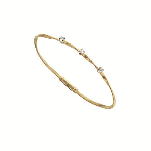 MARCO BICEGO 18K YELLOW GOLD 0.15CT DIAMOND BRACELET FROM THE MARRAKECH COLLECTION
