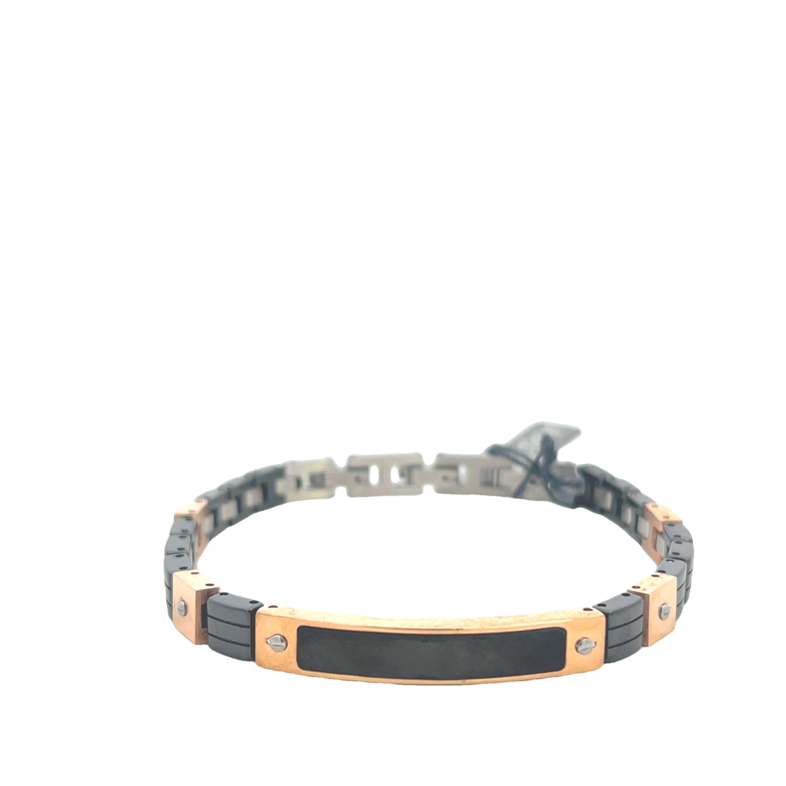Hector by Marcello Pane Ceramic Link Bracelet