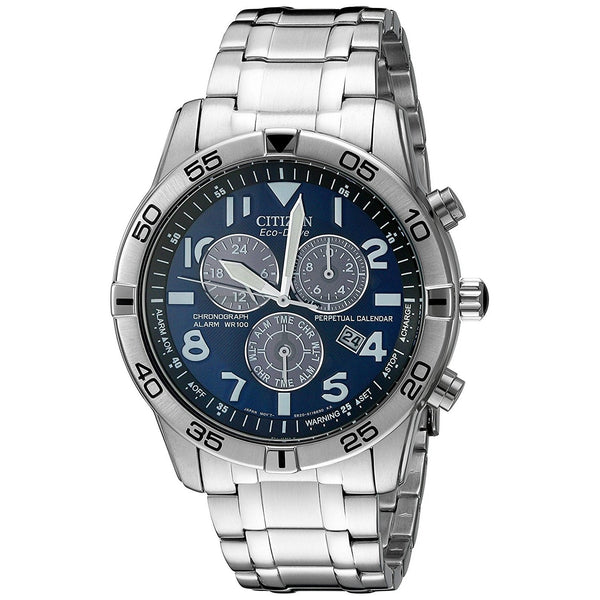 Citizen Men's BL5470-57L Eco-Drive Chronograph Stainless Steel Watch