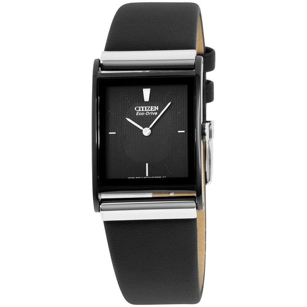 Citizen Men's BL6005-01E Axiom Black Leather Watch