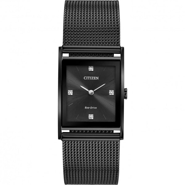 Citizen Men's BL6008-53E Axiom Black Stainless Steel Mesh Watch