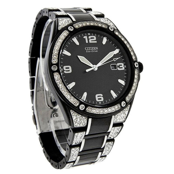 Citizen Men's BM6945-50E Eco-Drive Two-Tone Stainless Steel with Sets of Crystal Watch