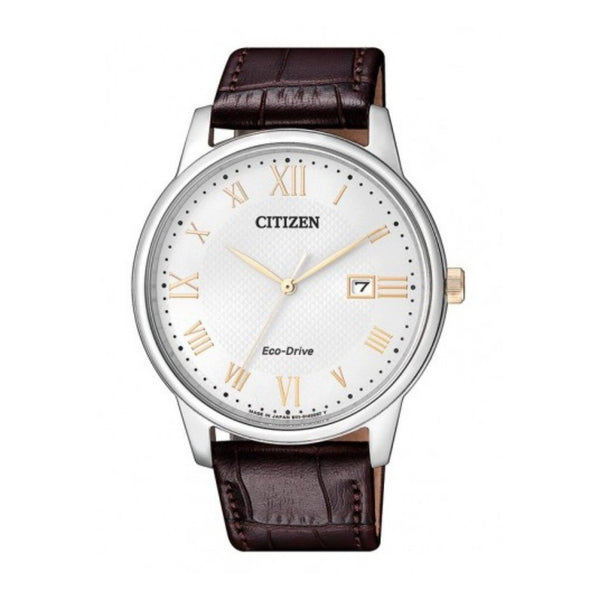 Citizen Men's BM6974-19A Eco-Drive Brown Leather Watch