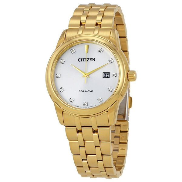 Citizen Men's BM7342-50A Diamond Gold-Tone Stainless Steel Watch