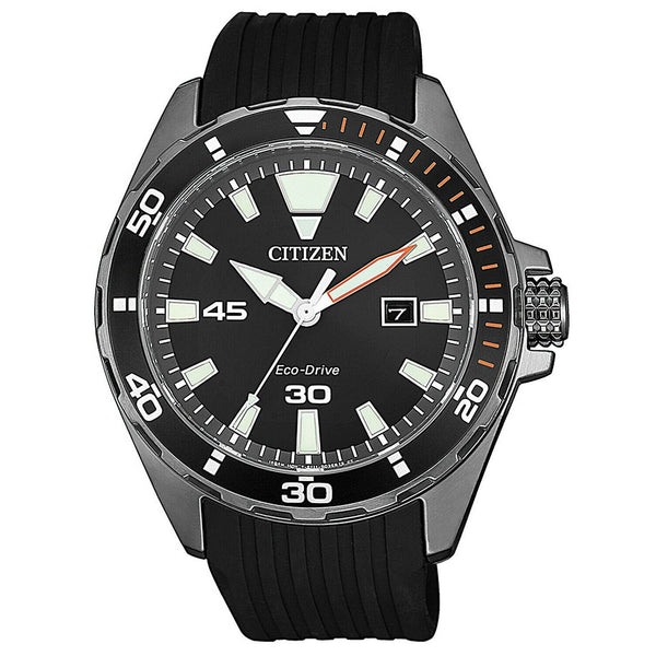 Citizen Men's BM7455-11E Eco-Drive Black Rubber Watch