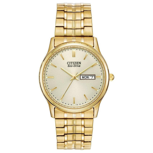 Citizen Men's BM8452-99P Mens Bracelet Gold-Tone Stainless Steel Watch
