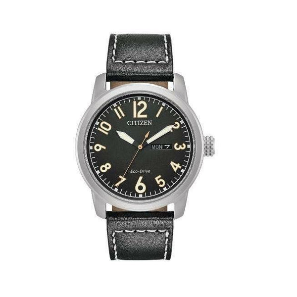 Citizen Men's BM8471-01E Chandler Black Leather Watch